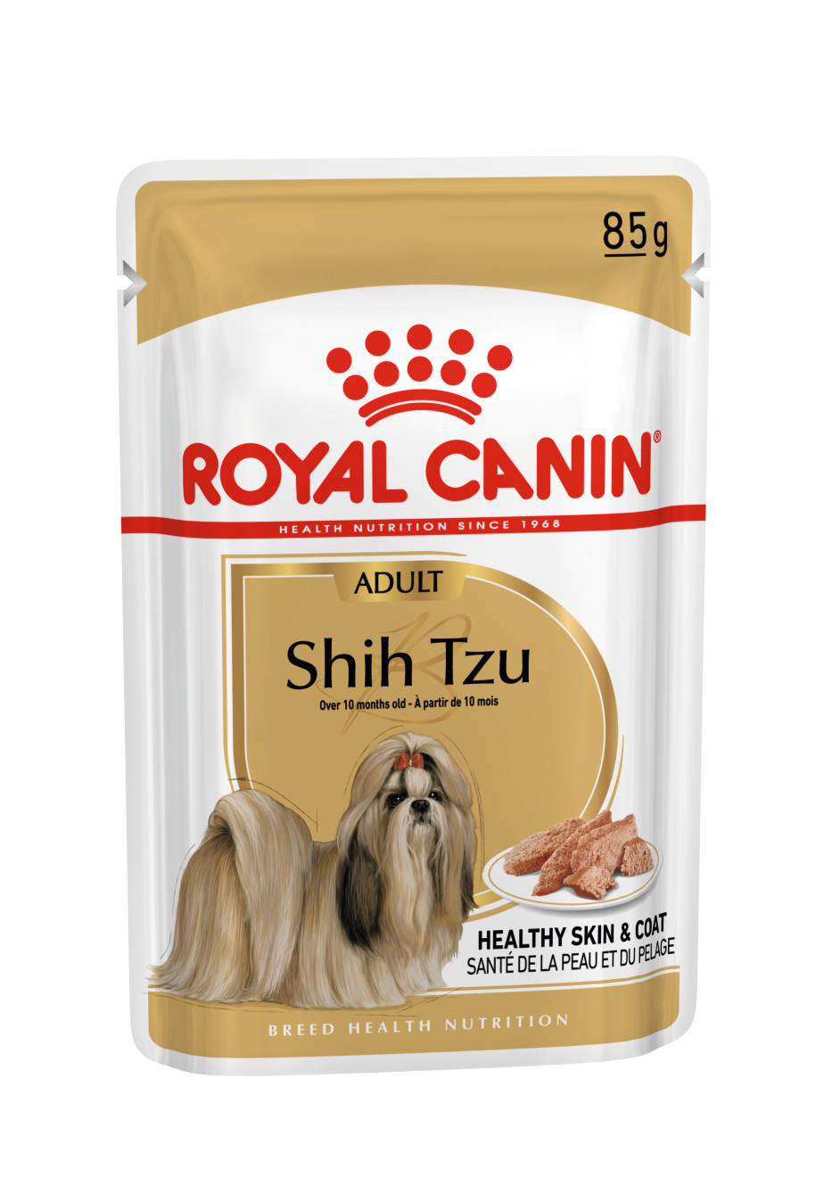 Shih Tzu Cibo per cani bagnato adulto in pagnotta, 85 g