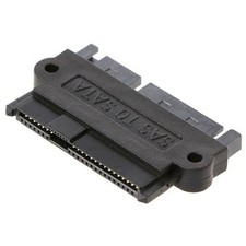 SFF-8482 SAS 22 Pin to 7 Pin  15 Pin SATA Hard Disk Drive Raid Plug Adapter