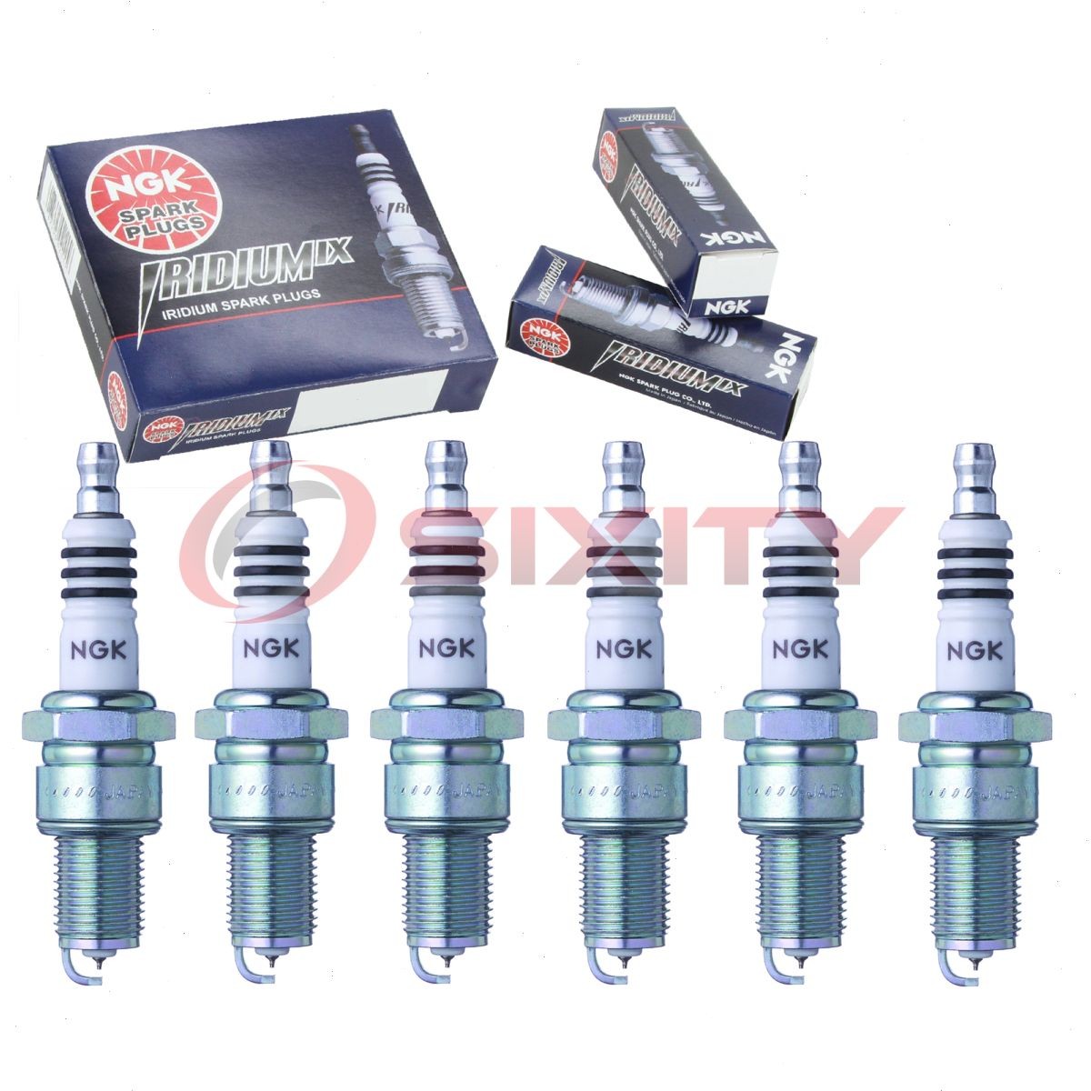 6 pcs NGK Iridium IX Spark Plugs for 1963-1969 Chevrolet Bel Air 4.1L 3.8L bx