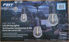 FEIT Electric 48ft LED Outdoor String Lights ...