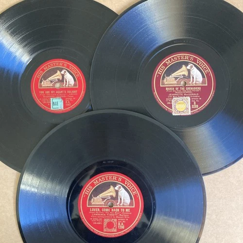 78t LOT 3 CHANSONS EN ANGLAIS CROOKS DA1207 MACDONALD B3289 TIBBETT DA1200