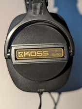 Koss TD/60 Vintage Over-Ear Stereo Headphones TESTED Pads Cracked Retro