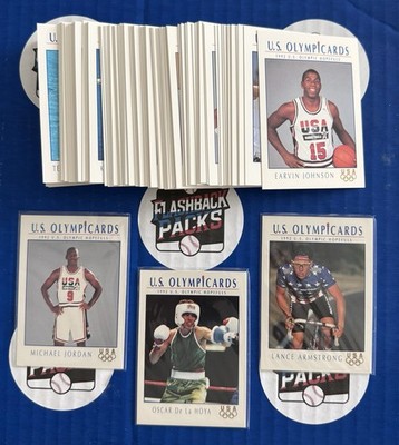 1992 Olympic Hopefuls U.S. Olympicards Impel Trading Card Complete Set #1-110