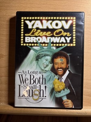 SIGNED Yakov Live on Broadway - As Long As We Both Shall Laugh! (DVD, 2003)