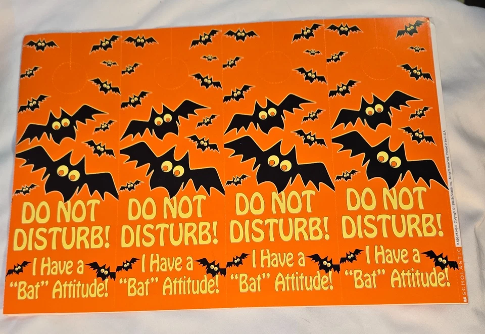 Хэллоуин класса элементарные украшения игры закладки награды книга лот - Изображение 4 из 4