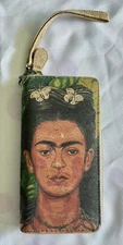 Frieda Kahlo Cork Wallet/wristlet