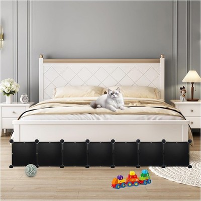 Under Bed Blocker for Pets, Easy to Install 7 Pack Bed Blockers for Under Bed