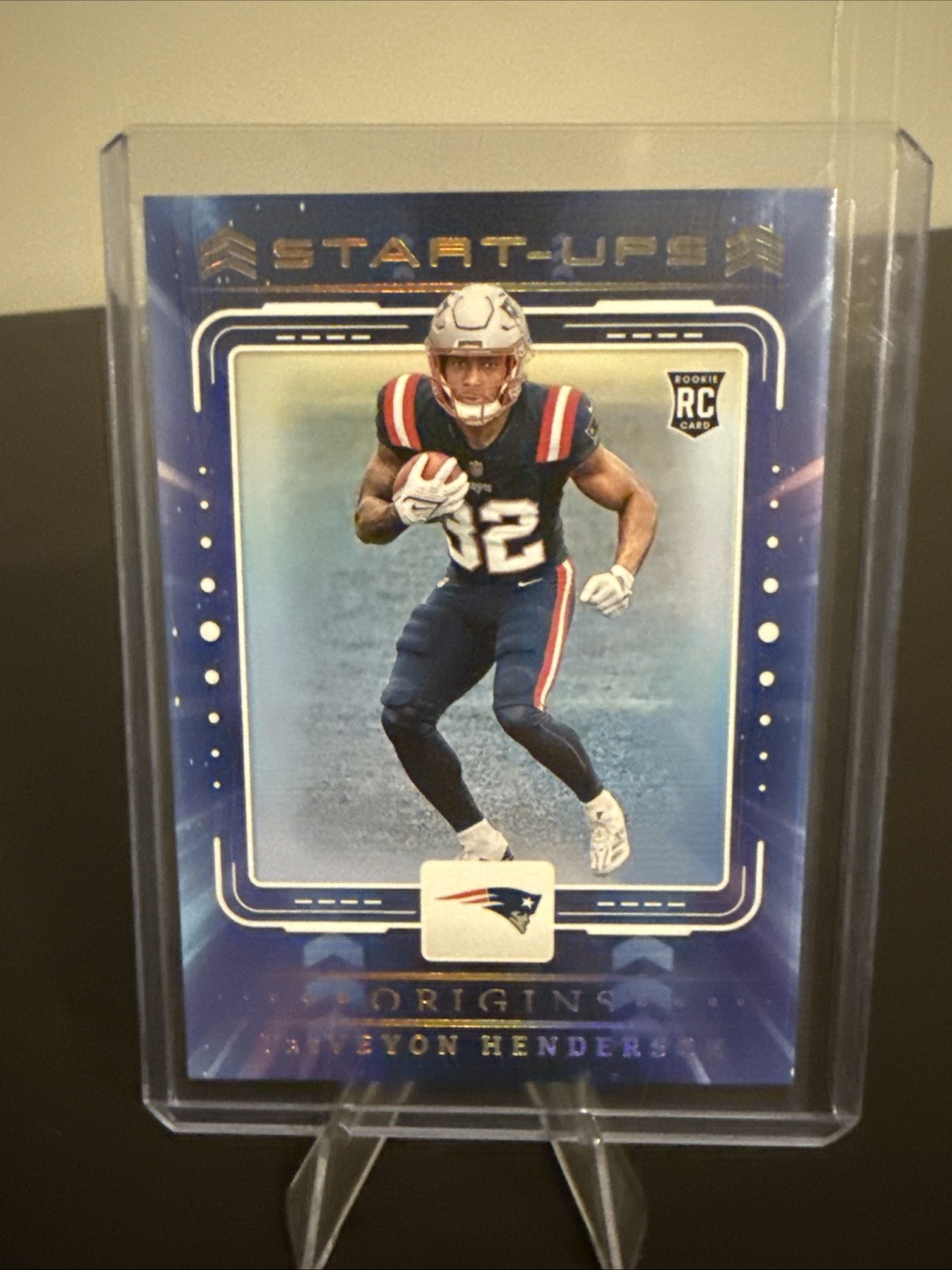 2025 Panini Origins- Start Ups- Treveyon Henderson 18 New England Patriots RC