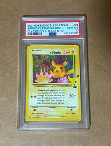 Birthday Pikachu Psa 10 | eBay