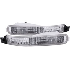 Chrome Clear Lens Euro Parking Lights Fits 1992-1993 Honda Accord