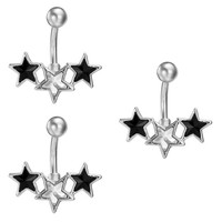 3 Count Piercing Bauchnabel -Piercing -Schmuck Bauchringe Aus Edelstahl