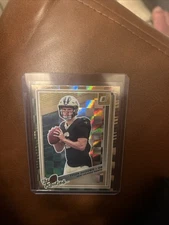 2025 Panini Donruss Tyler Shough The Rookies New Orleans Saints Color Match RC