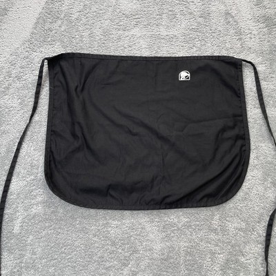 Taco Bell Server Apron 21x18 Black Cooking Restaurant Uniform Workwear Employee