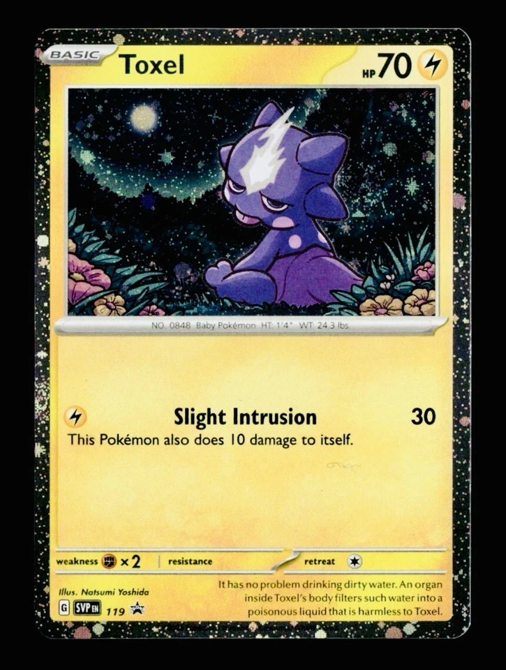 Pokémon TCG - Toxel - 119 - SV: Scarlet & Violet PROMO Cards - Near Mint - Image 3 of 4