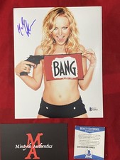 Malin Akerman autographed signed 8x10 photo Watchmen Final Girls Beckett COA