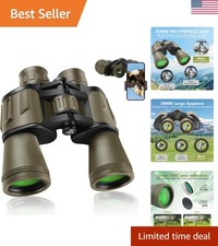 20x50 Binoculars for Adults High Powered, Military Compact HD Waterproof Bino...
