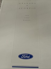 The Ford Granada & Scorpio Car Sales Brochure Collectible 1990 Range