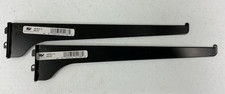 Knape Vogt Mfg Co 12 Black Finish Shelf Brackets - Set of 2