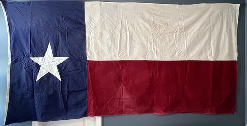 Texas Flag – Capitol Flag Co. Houston, Huge 112" × 57.5" Cotton Lone Star Flag
