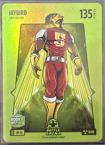 2025 BO JACKSON BATTLE ARENA JAYBIRD JAYDEN DANIELS GREEN GLOW CASE HIT RC HEX
