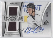 2019-20 Upper Deck SP Game Used Showcase Standouts 49/50 Kevin Labanc Auto 0q5