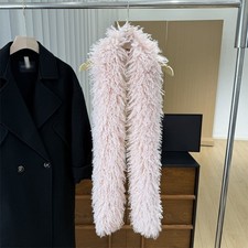 Damen Schal Kunstfell Schlauchschal Flauschig Winter Warmer Outdoor 180 cm
