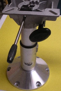 Swivl-Eze 88100 Seasport Adjustable Power Pedestal 12.25" - 15.25" H - Image 2 of 3