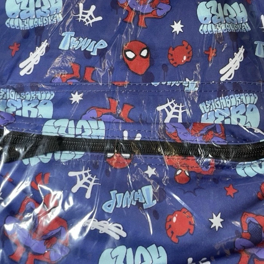 NWT Marvel Spider-Man Canvas Backpack for Kids from Old Navy Bookbag School Bag - Image 4 of 4