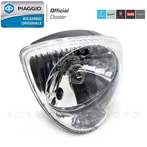 Gruppe Optisch Scheinwerfer 58178R Originale Piaggio Liberty 2T 50 2007-2008-image