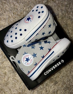 leather infant converse