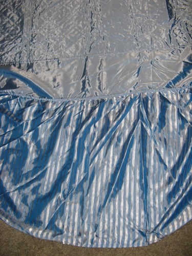 2 VTG Ostow&Jacobs Twin Shabby Chic Cabbage Rose Reversible Bedspreads &Panels - Picture 8 of 11