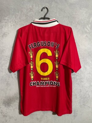Ferguson Manchester United Champions 2000 Vintage Jersey Football