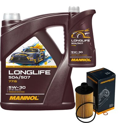 Inspektionspaket MANNOL Longlife 5W-30 6L für Ssangyong Korando Rexton 2.2 XDi