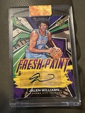 2022-23 Panini Court Kings Jalen Williams Fresh Paint Rookie RC Auto /199🔥🔥🔥