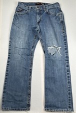 Ariat Work FR M4 Low Rise Boot Cut Jeans CAT2 34x32 Flint Flame Resistant Men's