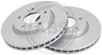 2X A.B.S. 18279 Bremsscheibe Vorne FüR Hyundai