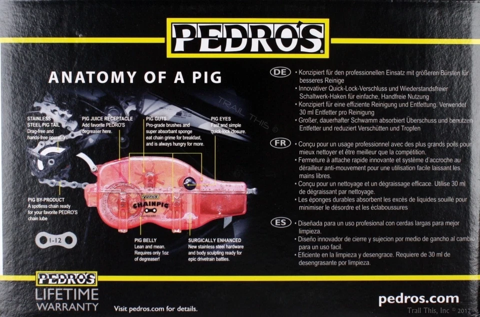 Машина для чистки велосипедов Pedros Chain Pig II - Изображение 3 из 3