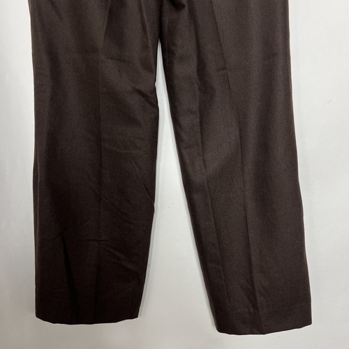 Lauren Ralph Lauren Pants Women's Petite 8P Tapered Pleated High Rise 100% Wool - Picture 6 of 9