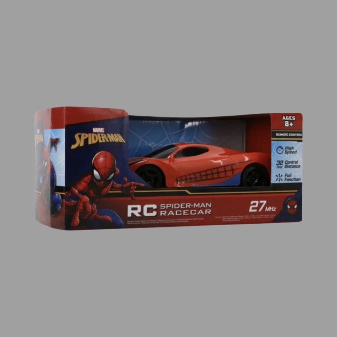 Voiture télécommandée, télécommande Marvel Spider-Man voiture de course RC