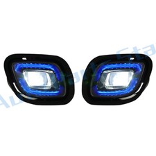 Led Fog Lights Lamp Wblue Color Pair For Freightliner Cascadia 2008-2017 A Pair