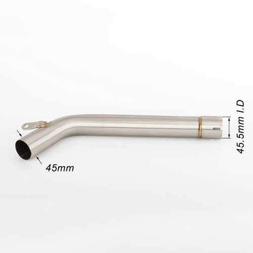 For Yamaha FZ-6 Fazer 2004-2011 FZ6 FZ6S Motorcycle Exhaust System Mid Link Pipe - Picture 2 of 6