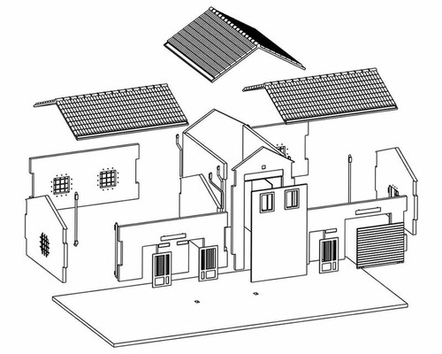 TA Models Motorized Staircase + Office and Garage H0 (1:87) ST00032 ...