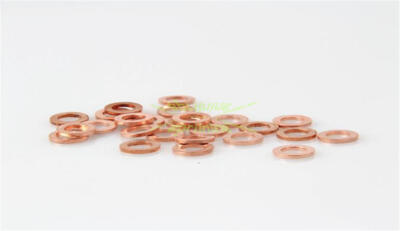 New 50PCS for Multiple Metric Copper flat gasket sealing ring Crush washer boat