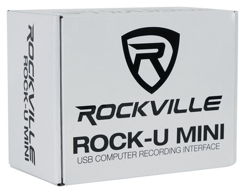 Rockville ROCK-U MINI 2x2 USB Computer Recording Interface+Studio Mic+Headphones - Picture 9 of 12