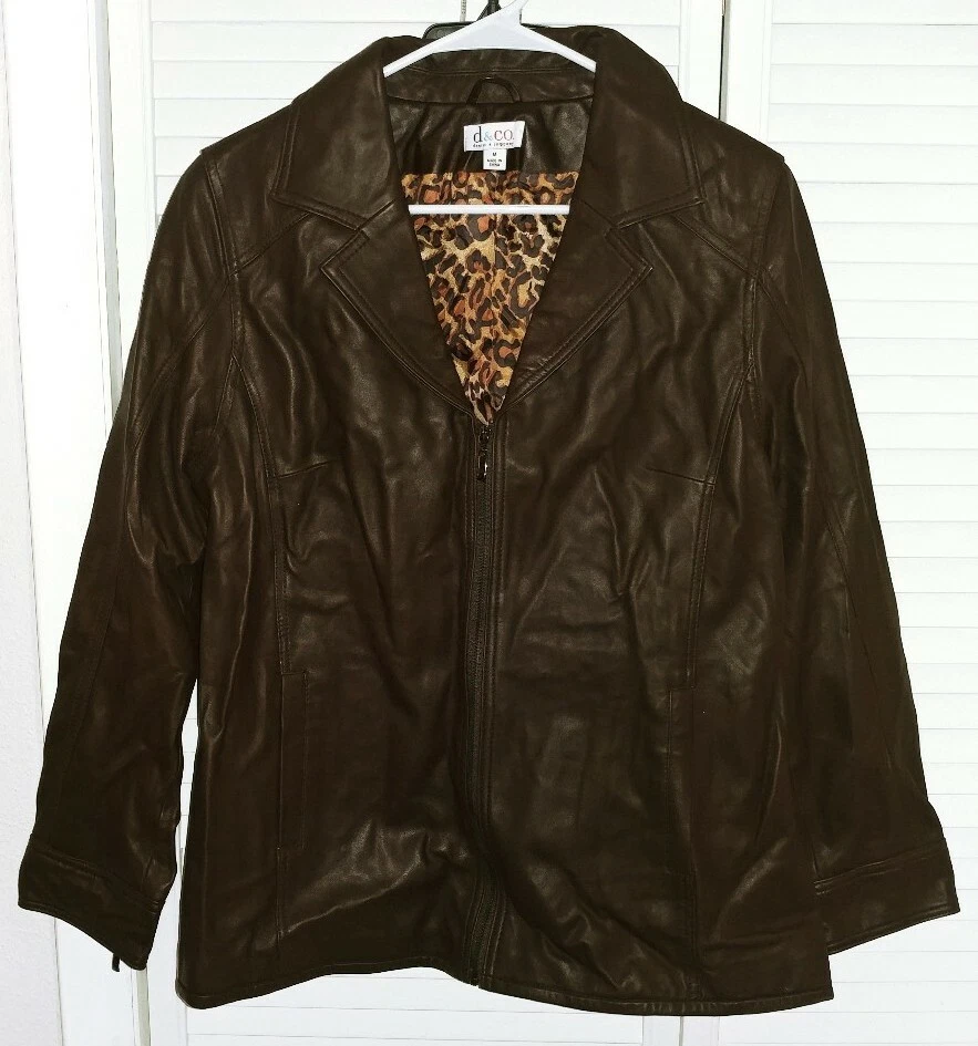Denim & co leather jacket 2025