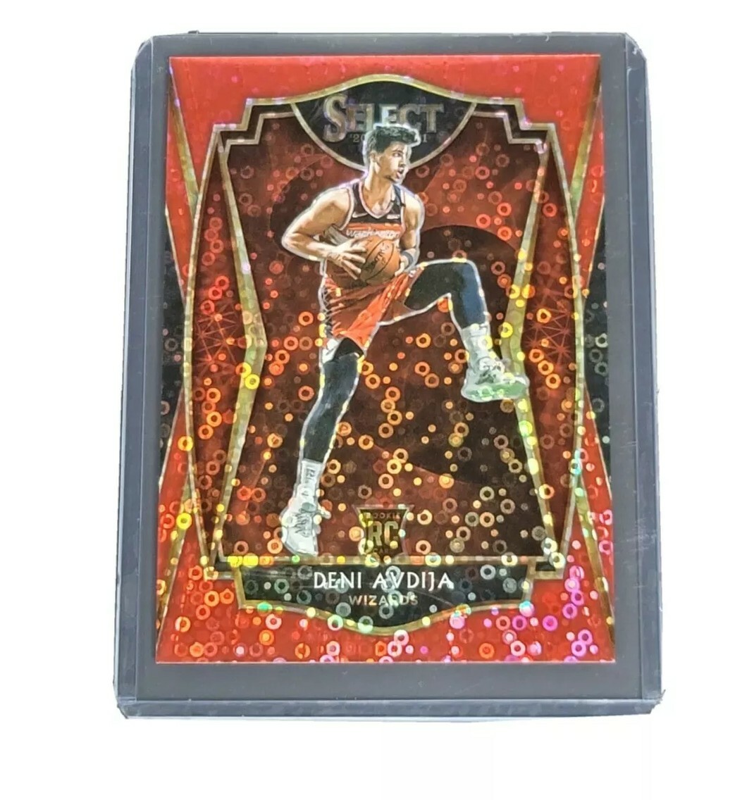20-21 PANINI SELECT BASKETBALL DENI AVDIJA RED DISCO /49 NO. 180 PREMIER LEVEL