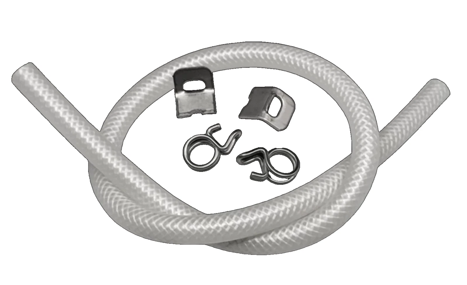Set of 1 Meter Fabric Hose and 2 full Clamps for Jura Coffee Machines | JUR-GKS