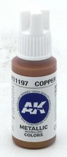 AK Interactive AK11197 Copper [17ml] (3rd Gen Acrylic Paint) Metallic Color