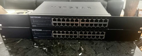 NETGEAR GS324 24-Port Gigabit Ethernet Unmanaged Switches -2 Lots of 2 available