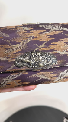 fabric tobacco pouch Antique Japanese fabric tobacco pouch
